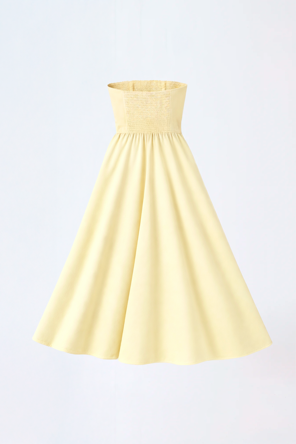 VESTIDO CON CORREA EN LA CINTURA AMARILLO GRECIA