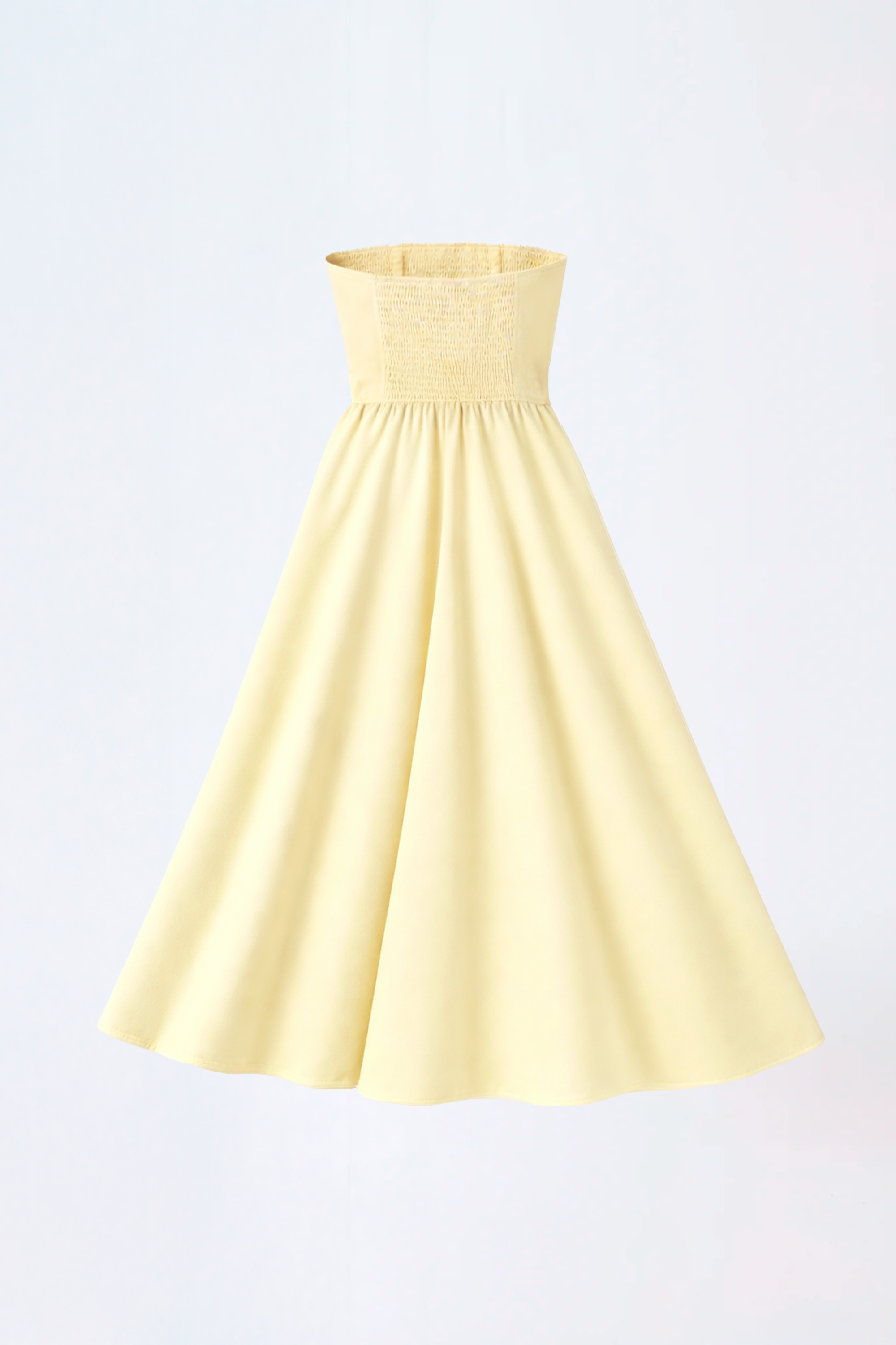 VESTIDO CON CORREA EN LA CINTURA AMARILLO GRECIA